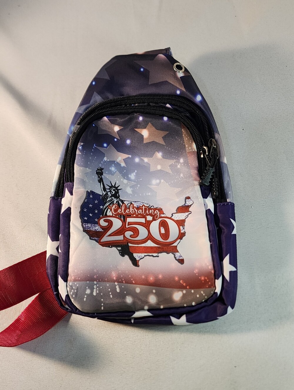 "Celebrating 250" USA Sling Crossbody Bag